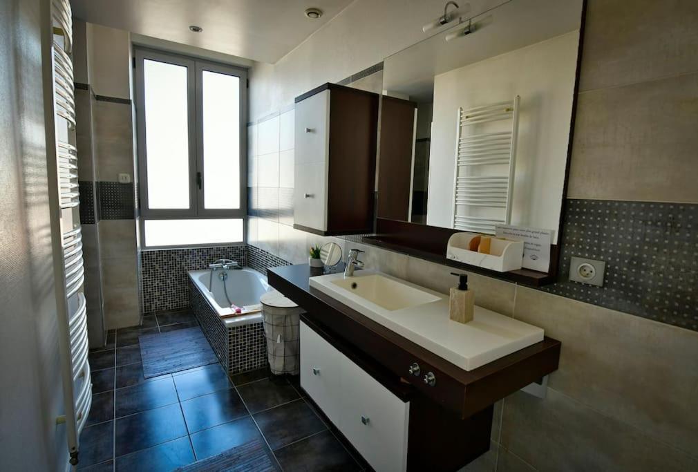 Grand Appartement De Haut Standing En Centre-Ville มงต์ลูซง ภายนอก รูปภาพ